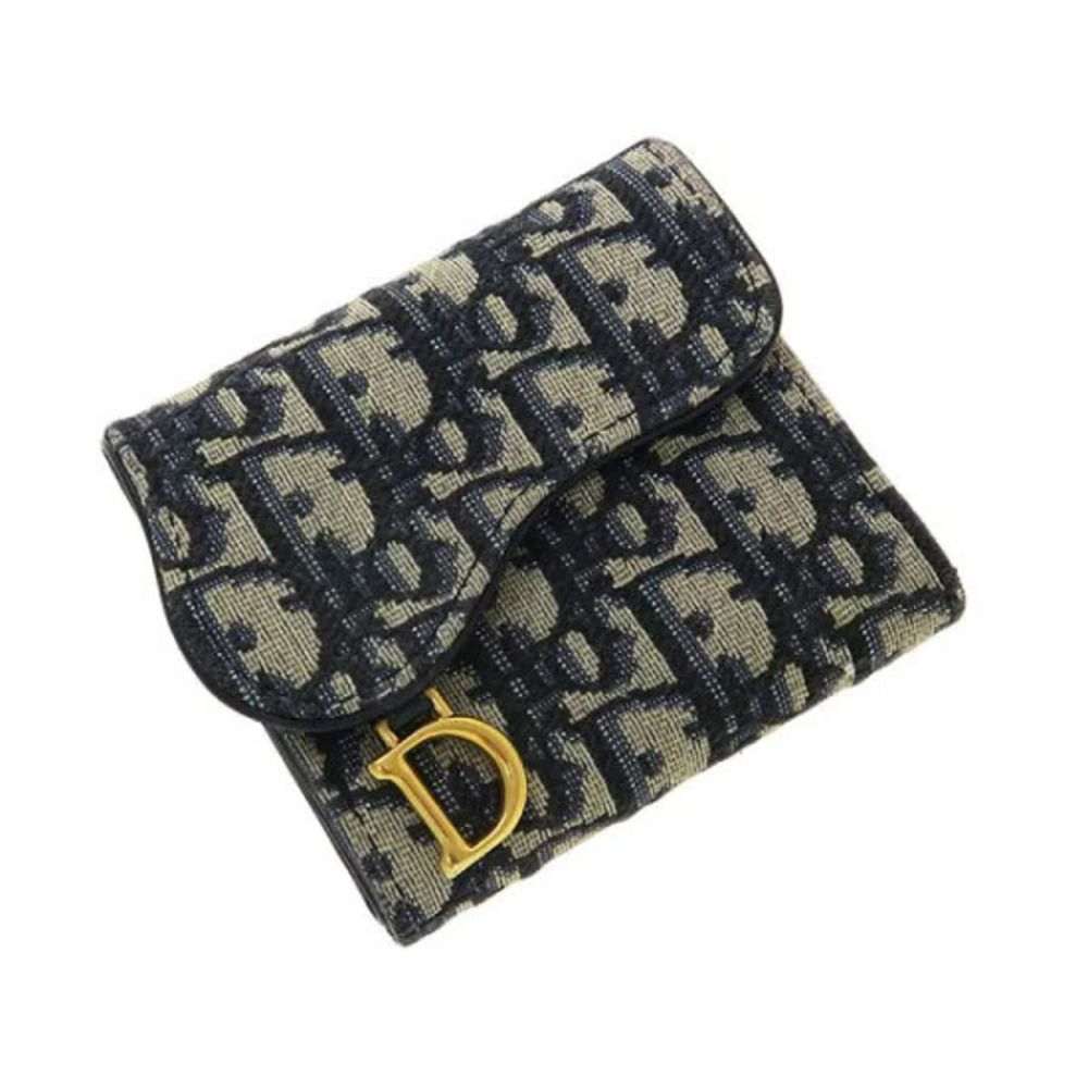 Christian Dior Saddle Lotus Wallet